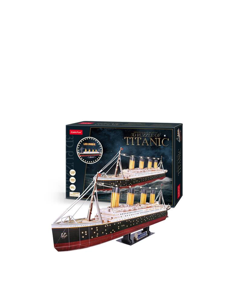 rinascente Cubic Fun LED 3D Titanic Ship - Multi