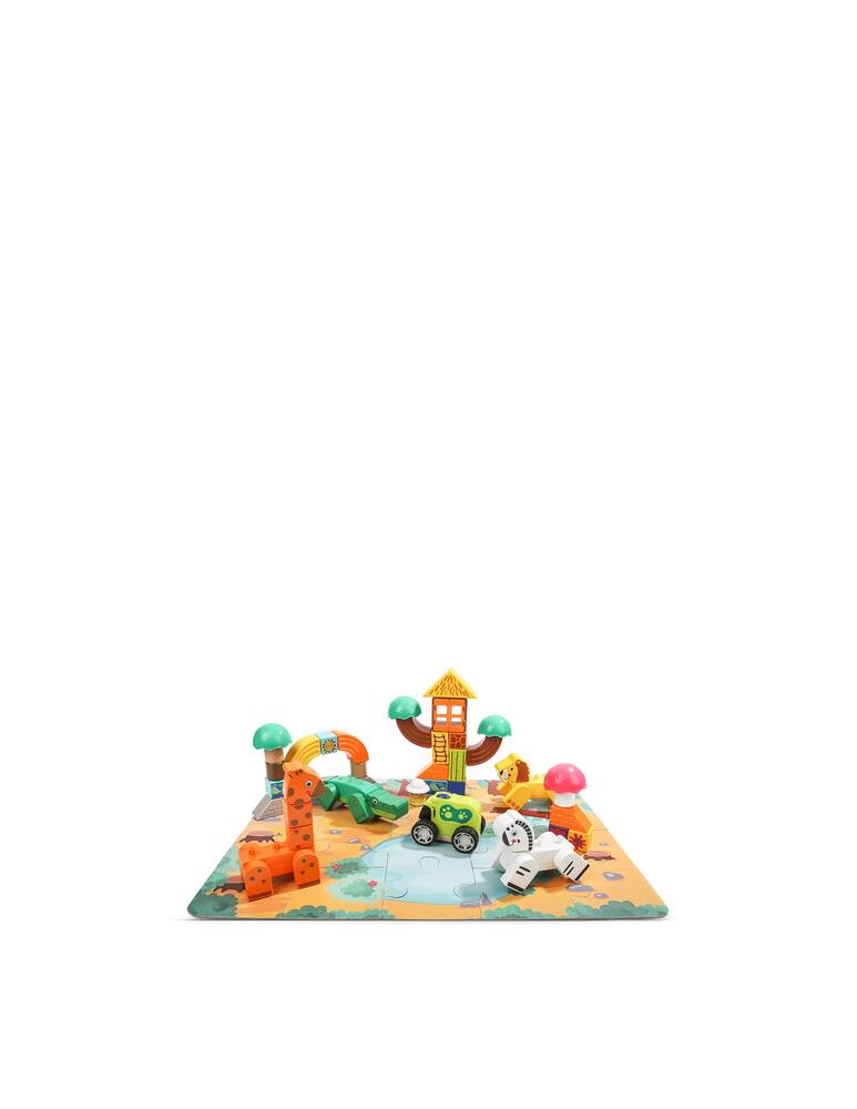 Top Bright Forest Animal Building Blocks - Multi - picture 1 Top Bright Forest Animal Building Blocks - Multi - picture 1