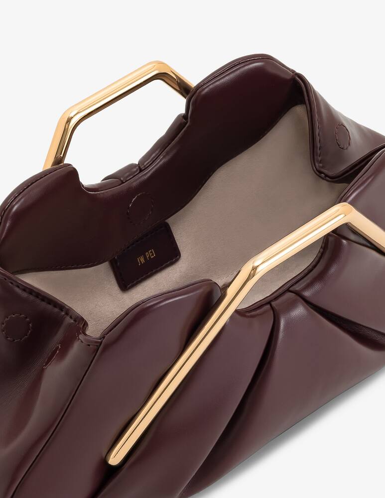 rinascente JW PEI Clutch con cornice metallica Lila