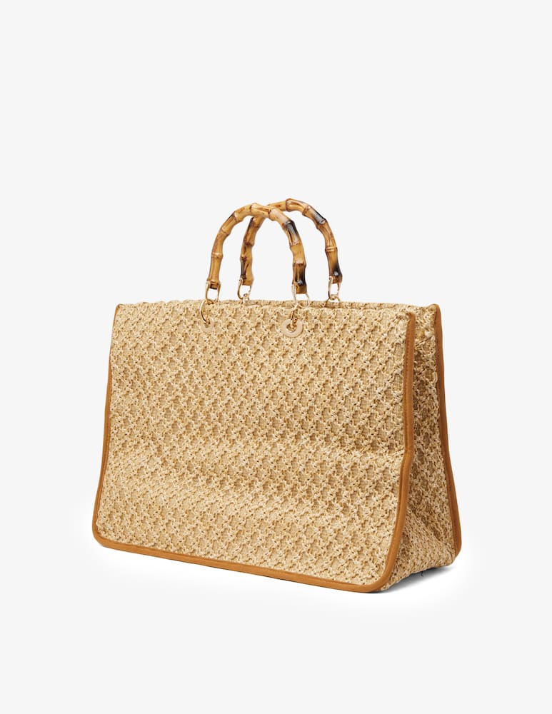 rinascente 4giveness Borsa big saint tropez rafia