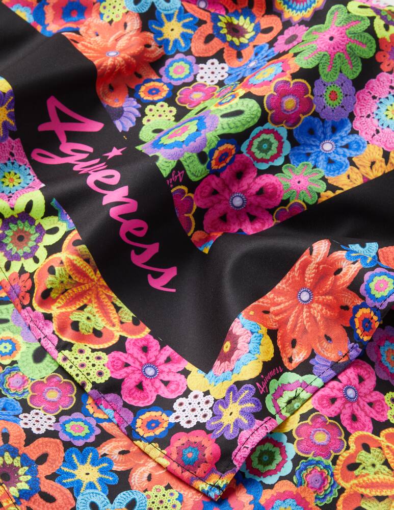 rinascente 4giveness Microfiber beach towel Las dallias