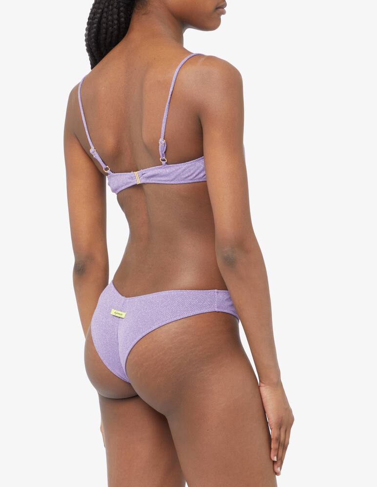 rinascente 4giveness Bikini set a fascia e slip a v Diamond ribs