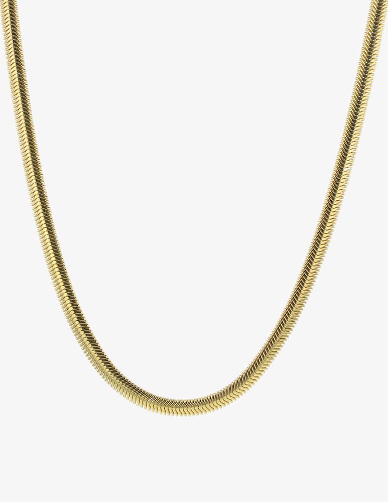 rinascente HASLA Snake 18kt goldplated chain