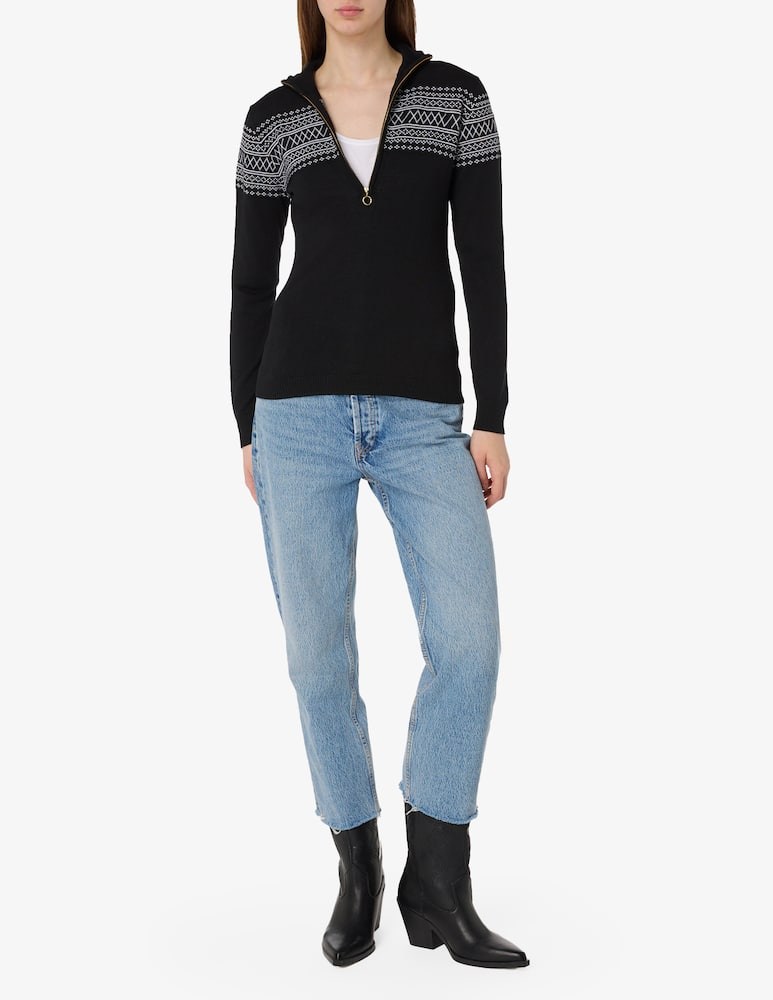 rinascente We Norwegians Grega half zip signature jumper