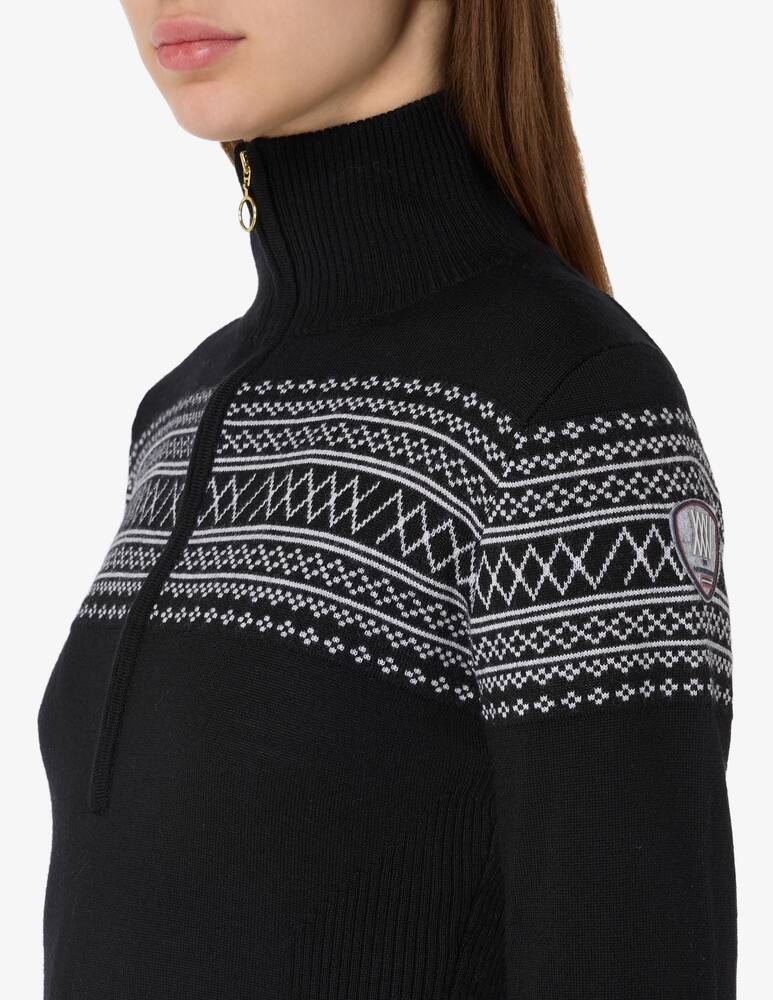 rinascente We Norwegians Grega half zip signature jumper