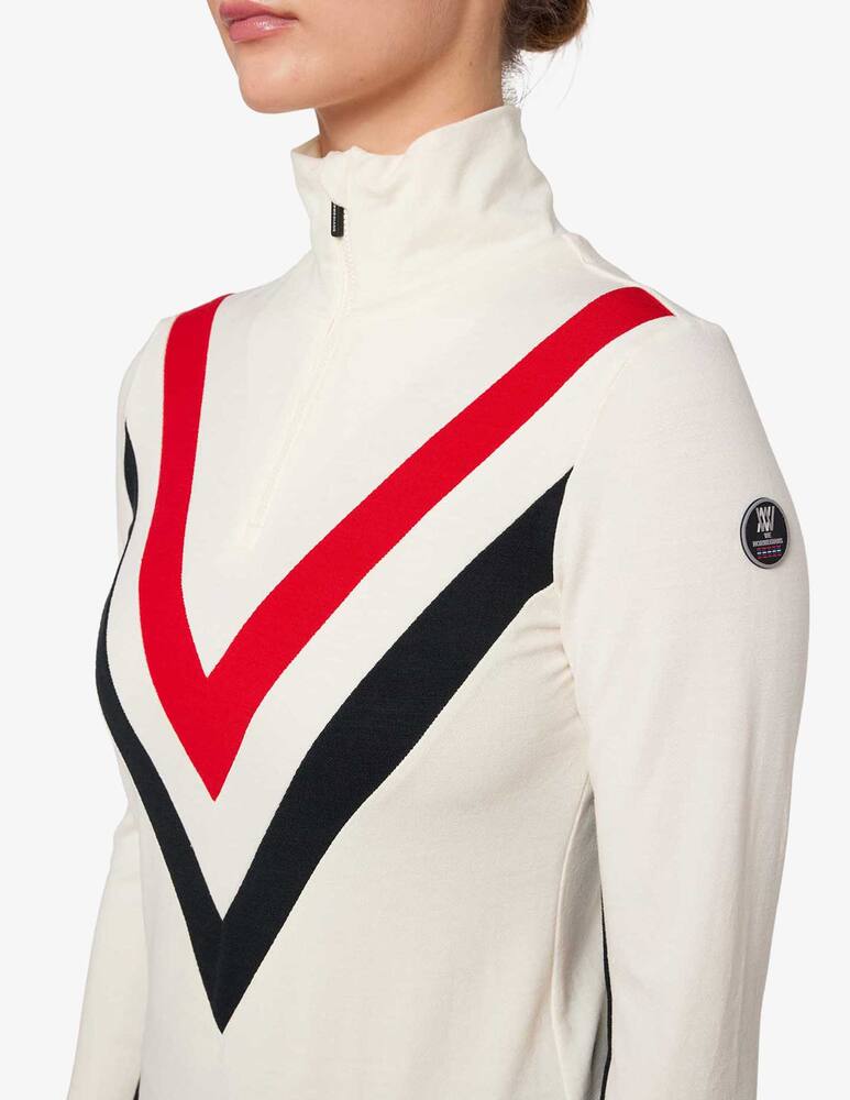 rinascente We Norwegians Maglia zip chevron