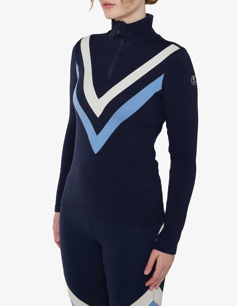 We Norwegians Maglia zip chevron - immagine 1 We Norwegians Maglia zip chevron - immagine 1