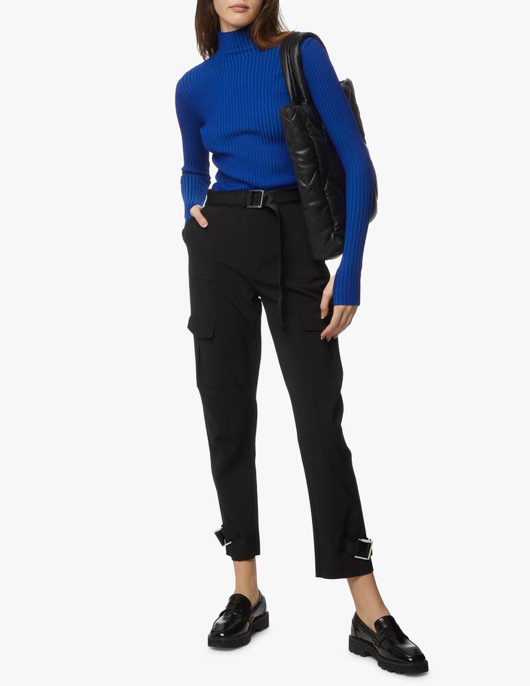 rinascente Holzweiler Skunk trousers with pockets and belt