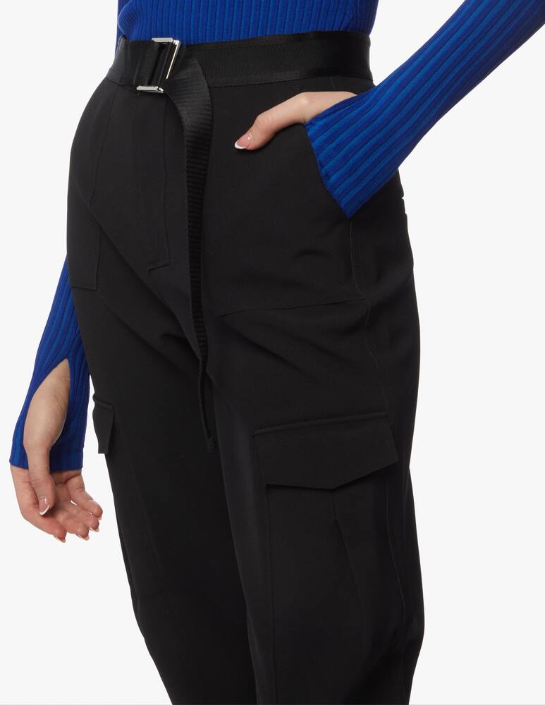 rinascente Holzweiler Skunk trousers with pockets and belt