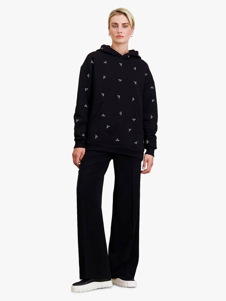 rinascente Holzweiler Felpa Rainbow con cappuccio e logo