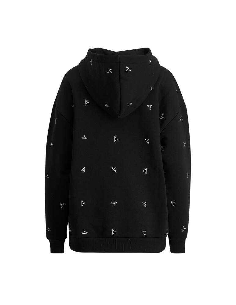 rinascente Holzweiler Felpa Rainbow con cappuccio e logo