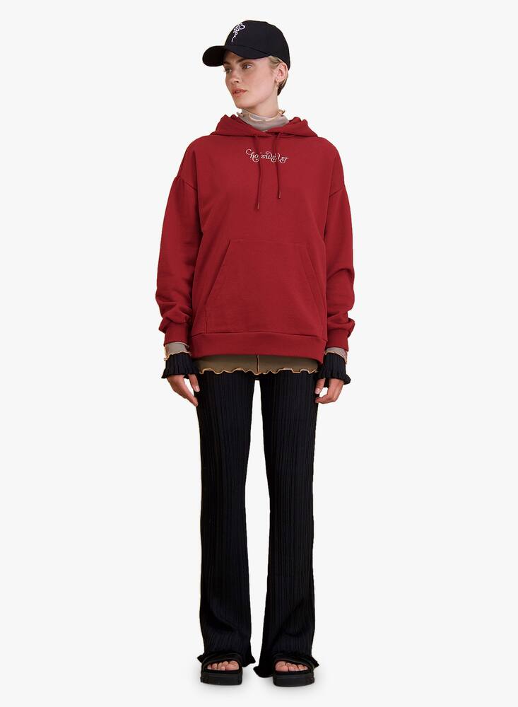 rinascente Holzweiler Placebo Hoodie oversized with flower printed