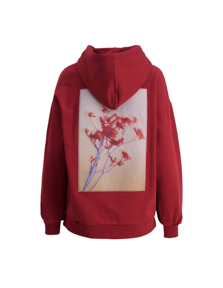 rinascente Holzweiler Placebo Hoodie oversized with flower printed