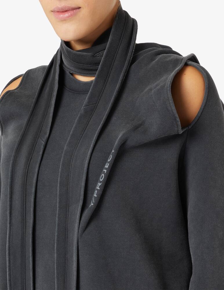 rinascente Y/Project Multiscarf logo sweatshirt