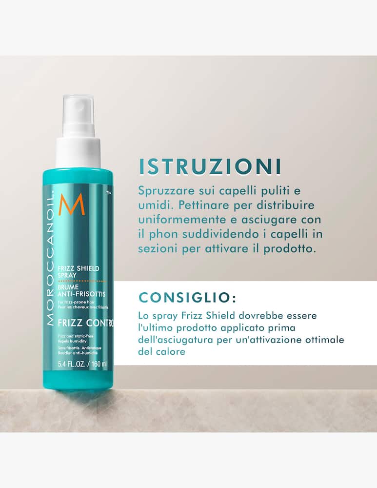 Moroccanoil Frizz Shield Spray - immagine 4 Moroccanoil Frizz Shield Spray - immagine 4