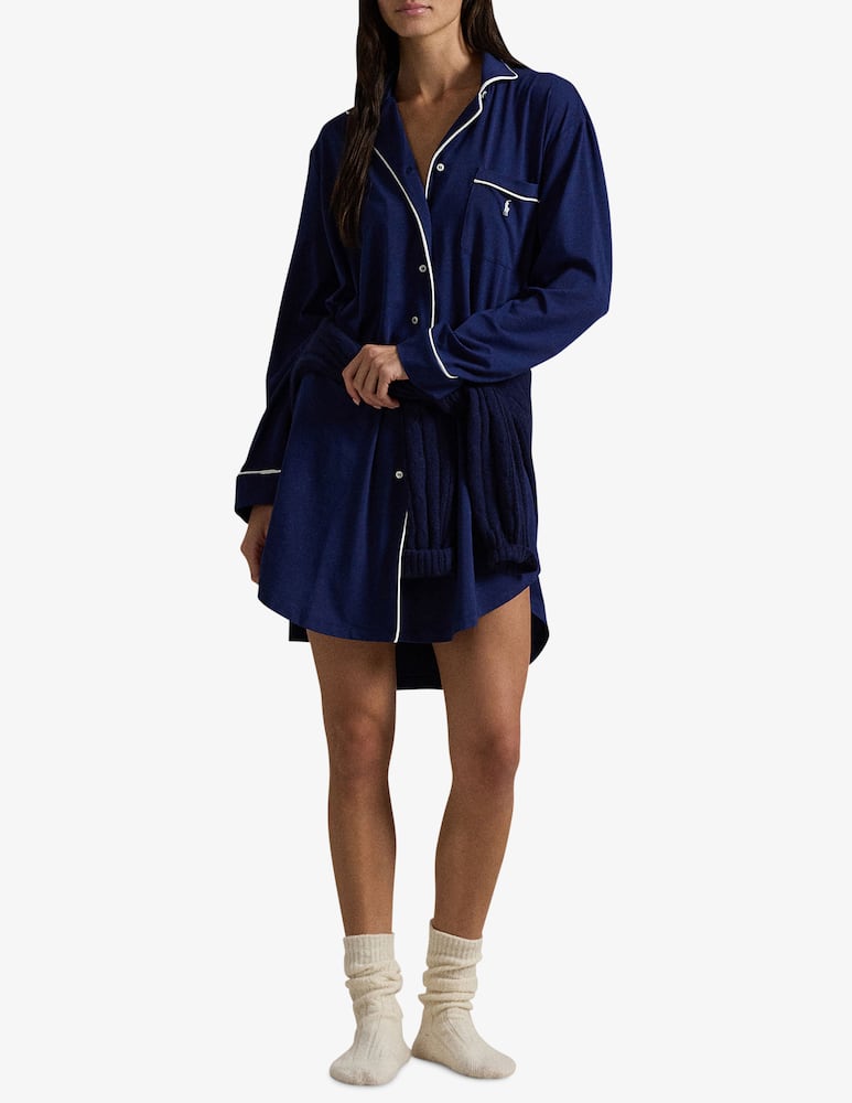 Polo Ralph Lauren Piped sleepshirt - picture 1 Polo Ralph Lauren Piped sleepshirt - picture 1