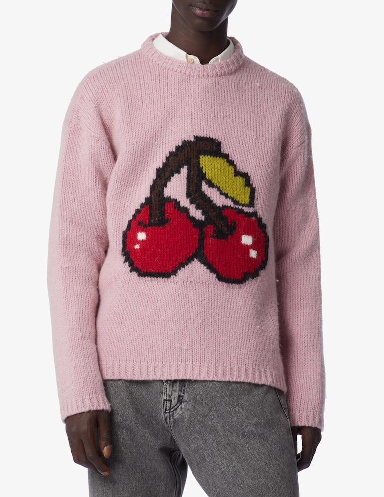 Our Legacy Sonar roundneck sweater - Pink - picture 1 Our Legacy Sonar roundneck sweater - Pink - picture 1