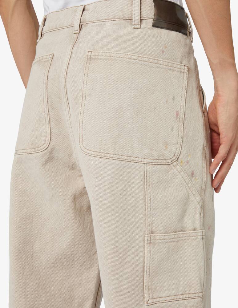 rinascente Our Legacy Bermuda denim capri cut splatter