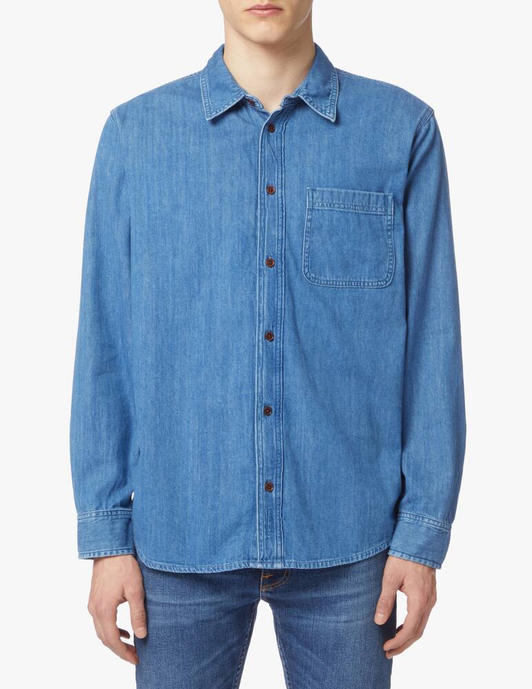 rinascente Nudie Jeans Hebbe humble shirt - blue