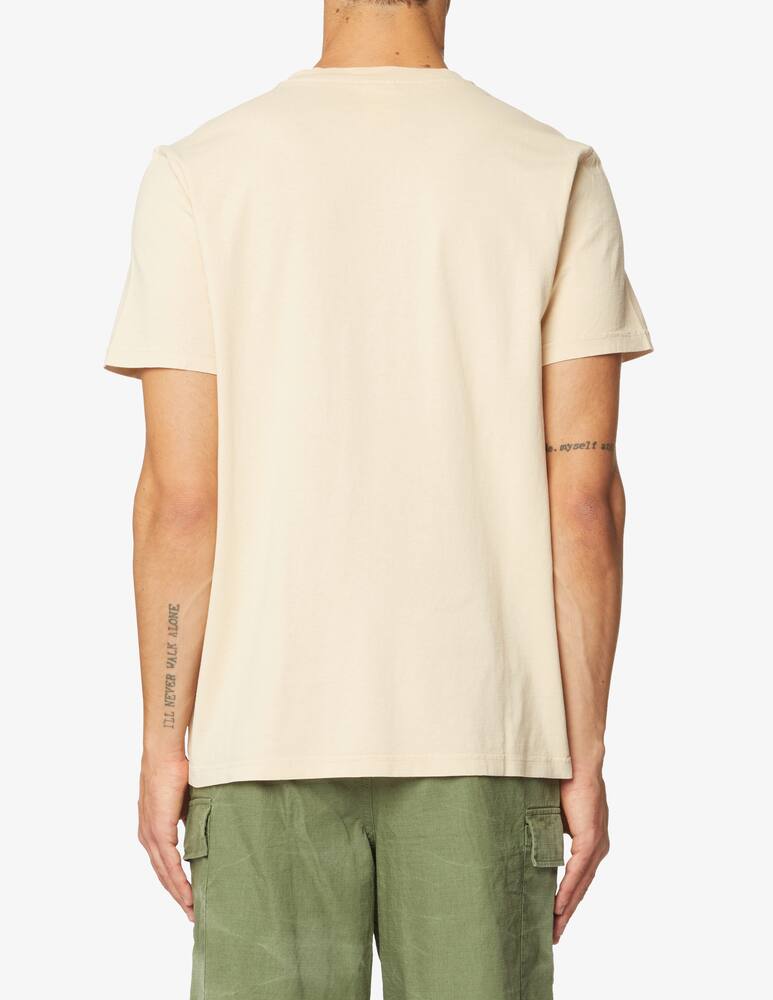 rinascente Nudie Jeans Maglietta manica corta roy shoreline - beige