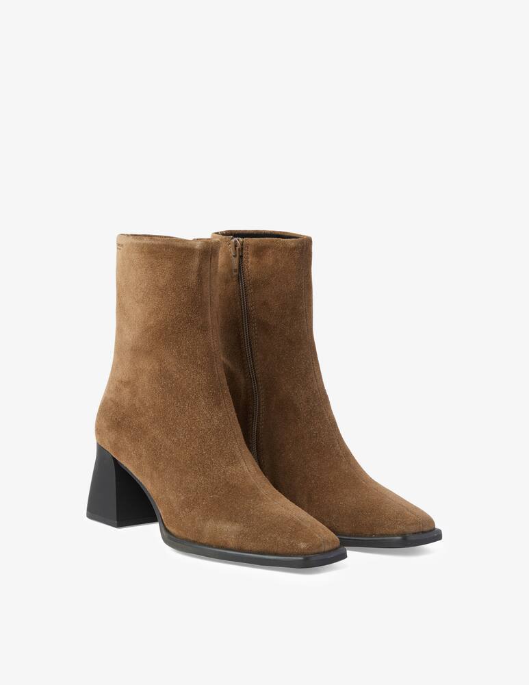 Vagabond Shoemakers Hedda suede boots sculptured heel - Brown - picture 3 Vagabond Shoemakers Hedda suede boots sculptured heel - Brown - picture 3