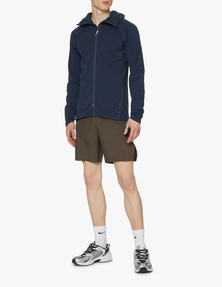 rinascente Houdini Felpa con cappuccio fzip pile monoair - blu