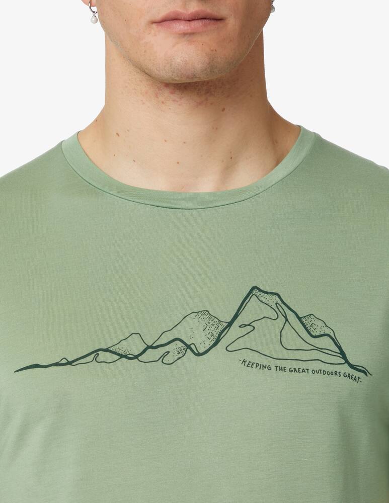 rinascente Houdini Tencel logo t-shirt - green