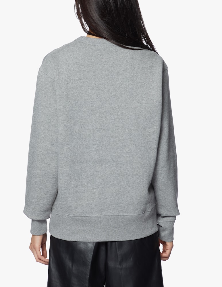 rinascente Acne Studios Felpa girocollo in cotone - grigio
