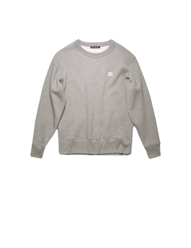rinascente Acne Studios Felpa girocollo in cotone - grigio