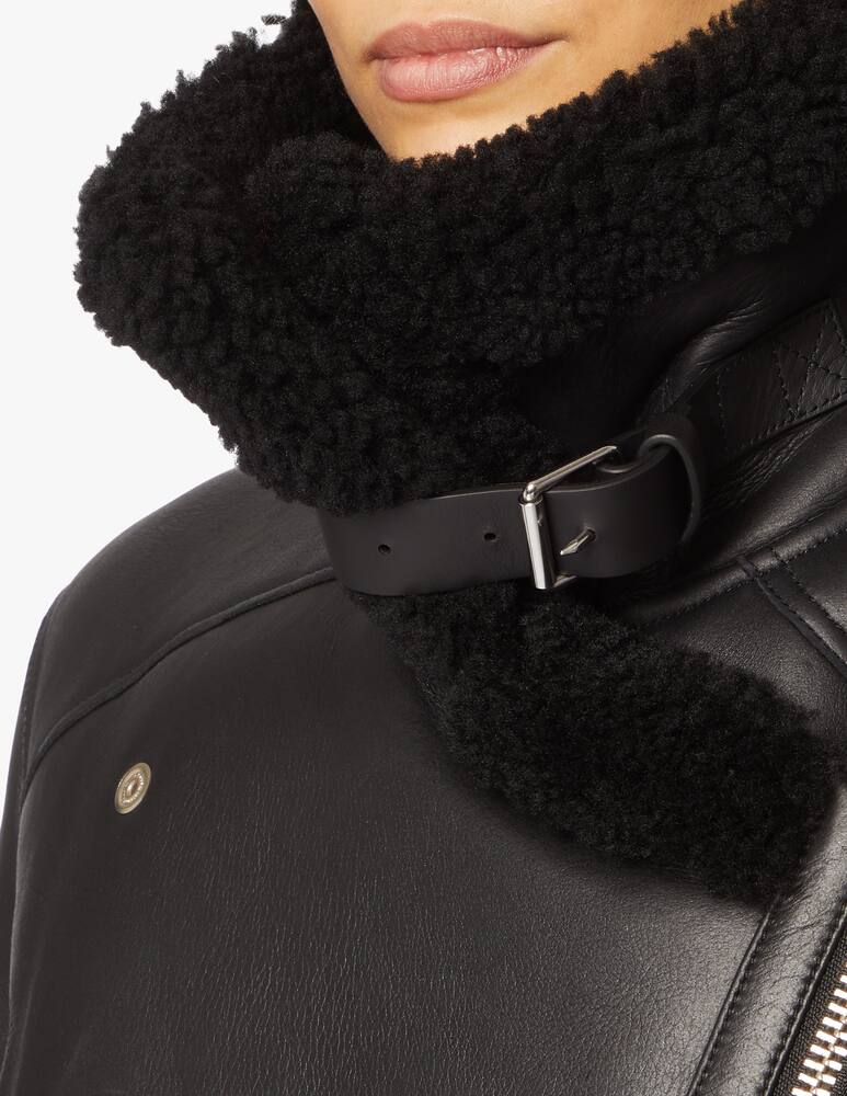 rinascente Acne Studios Oversize leather jacket