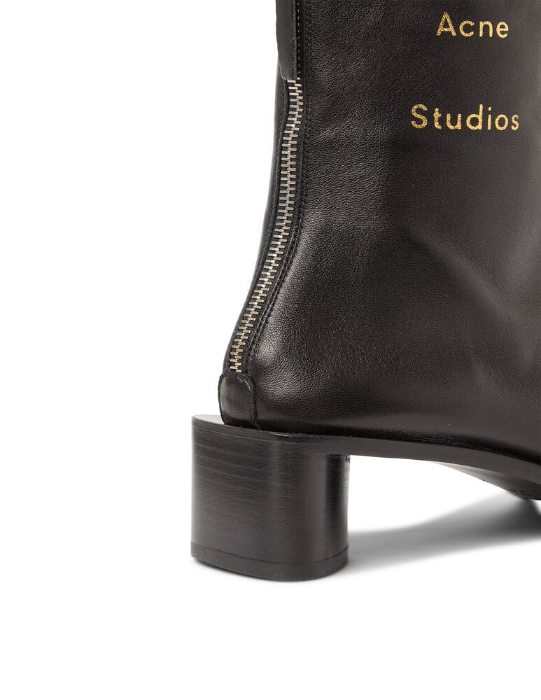 rinascente Acne Studios Bertine leather booties