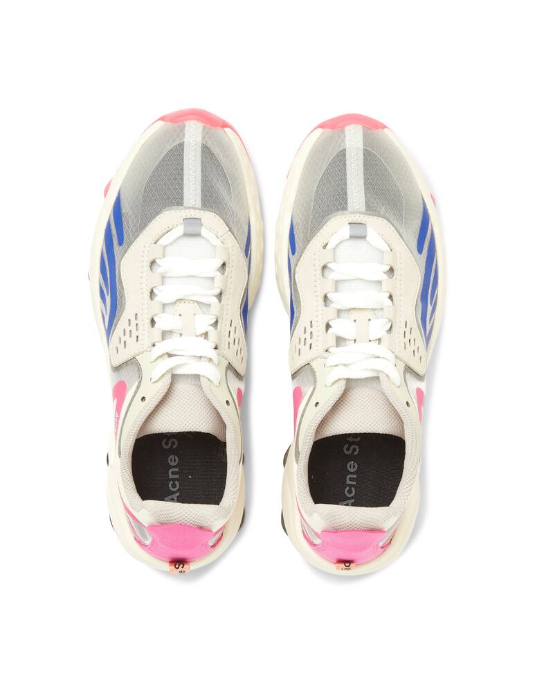 rinascente Acne Studios Buzz fluo runner sneakers