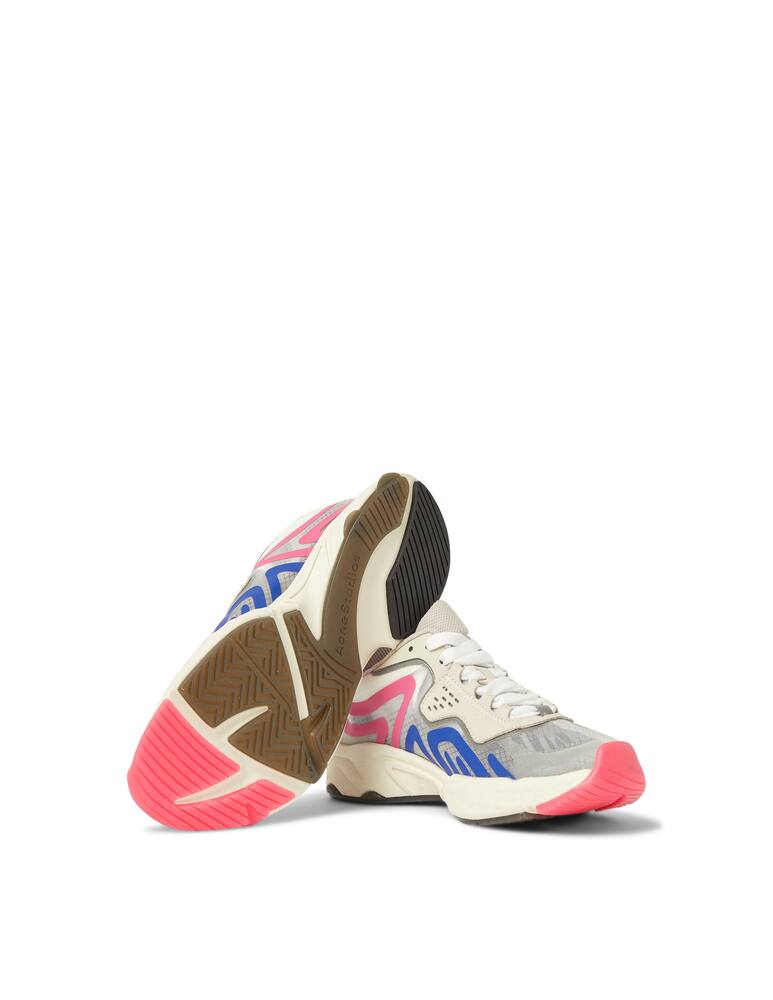 rinascente Acne Studios Buzz fluo runner sneakers