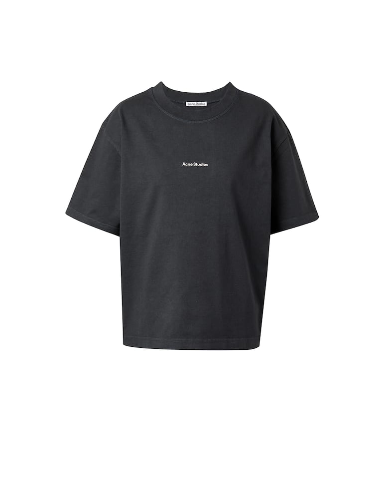 rinascente Acne Studios T-shirt girocollo in cotone - nero