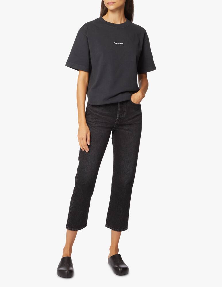 rinascente Acne Studios T-shirt girocollo in cotone - nero