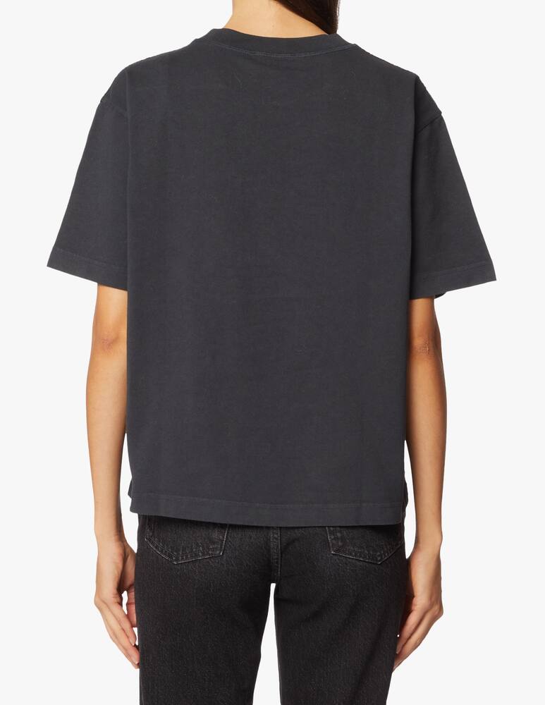 rinascente Acne Studios T-shirt girocollo in cotone - nero