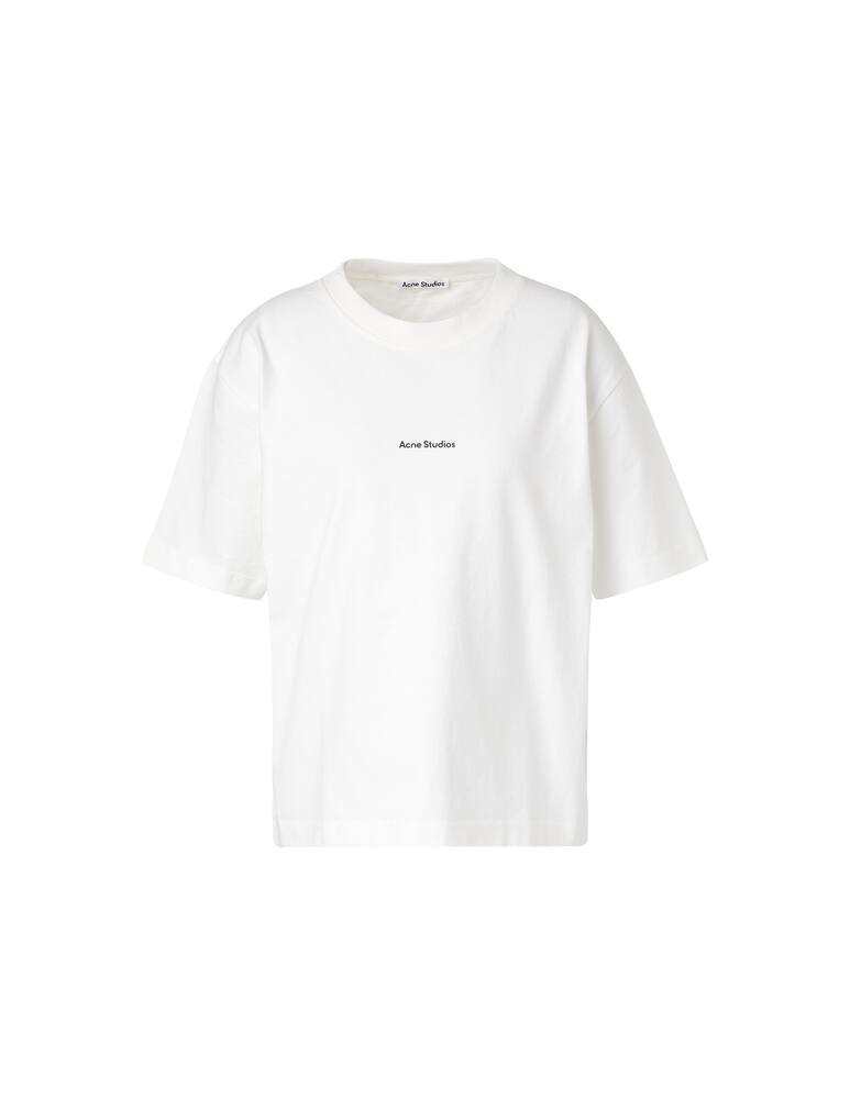 rinascente Acne Studios Cotton crewneck t-shirt - white