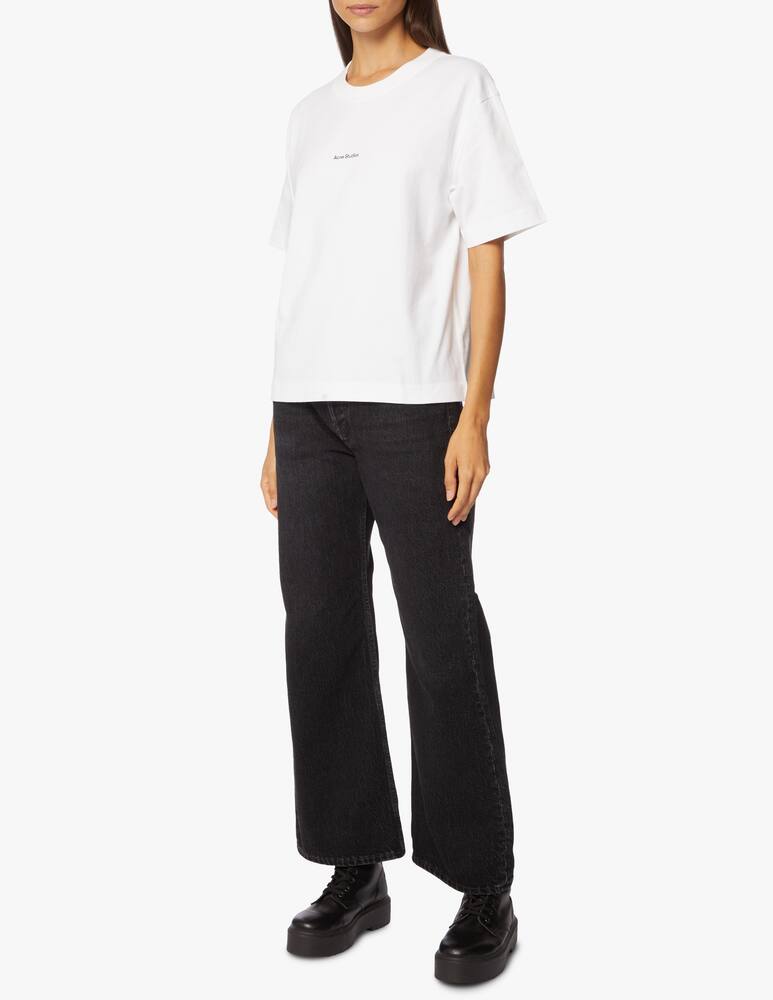 rinascente Acne Studios Cotton crewneck t-shirt - white