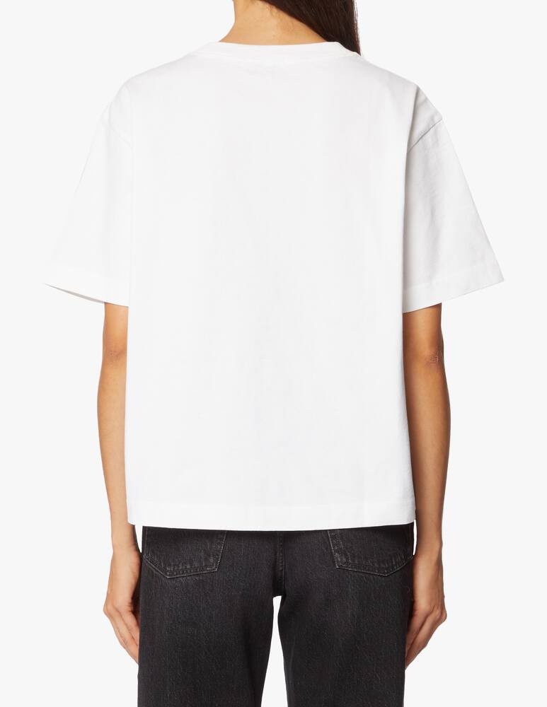 rinascente Acne Studios Cotton crewneck t-shirt - white