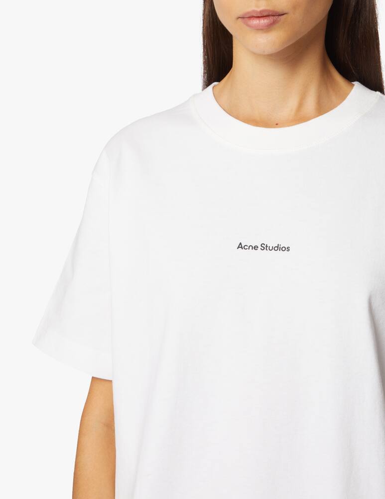 rinascente Acne Studios Cotton crewneck t-shirt - white