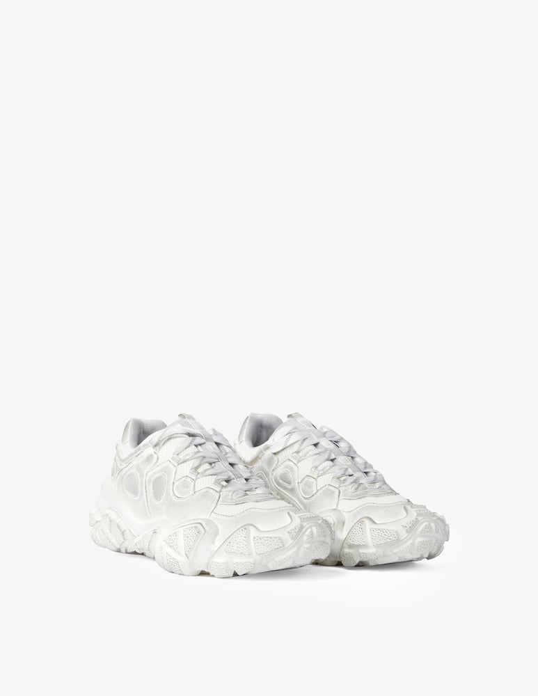 rinascente Acne Studios Bolzter tumbled m sneakers - white
