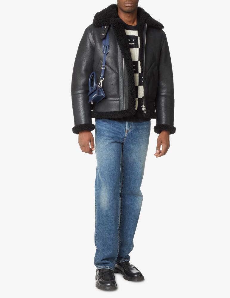 Acne Studios Shearling jacket - Black - picture 1 Acne Studios Shearling jacket - Black - picture 1