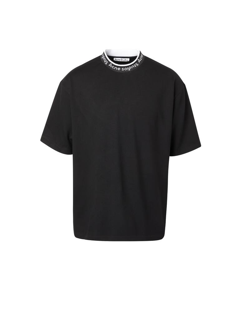 rinascente Acne Studios Logo collar t-shirt 