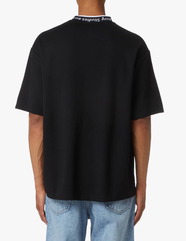 rinascente Acne Studios Logo collar t-shirt 
