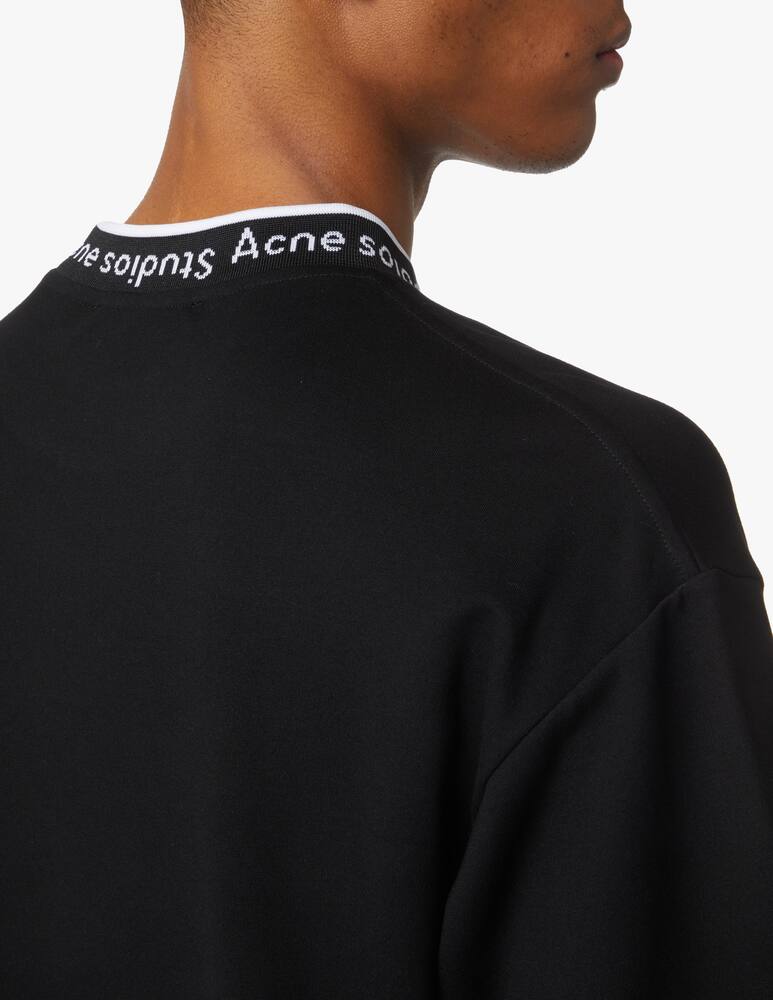 rinascente Acne Studios Logo collar t-shirt 