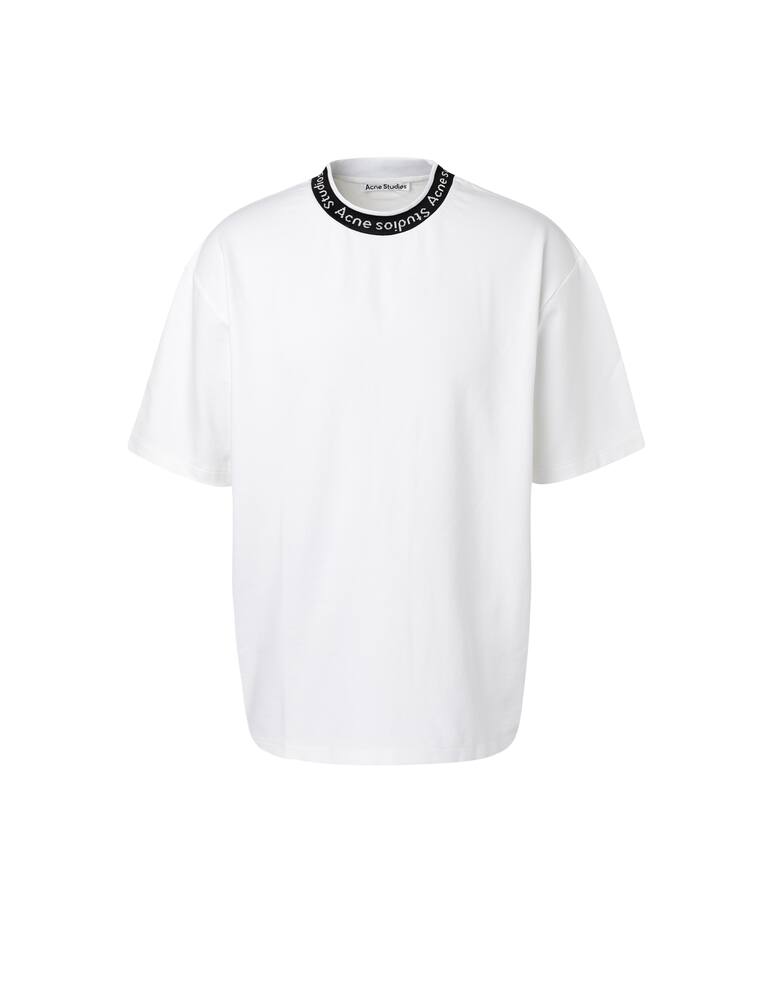 rinascente Acne Studios Logo collar t-shirt 