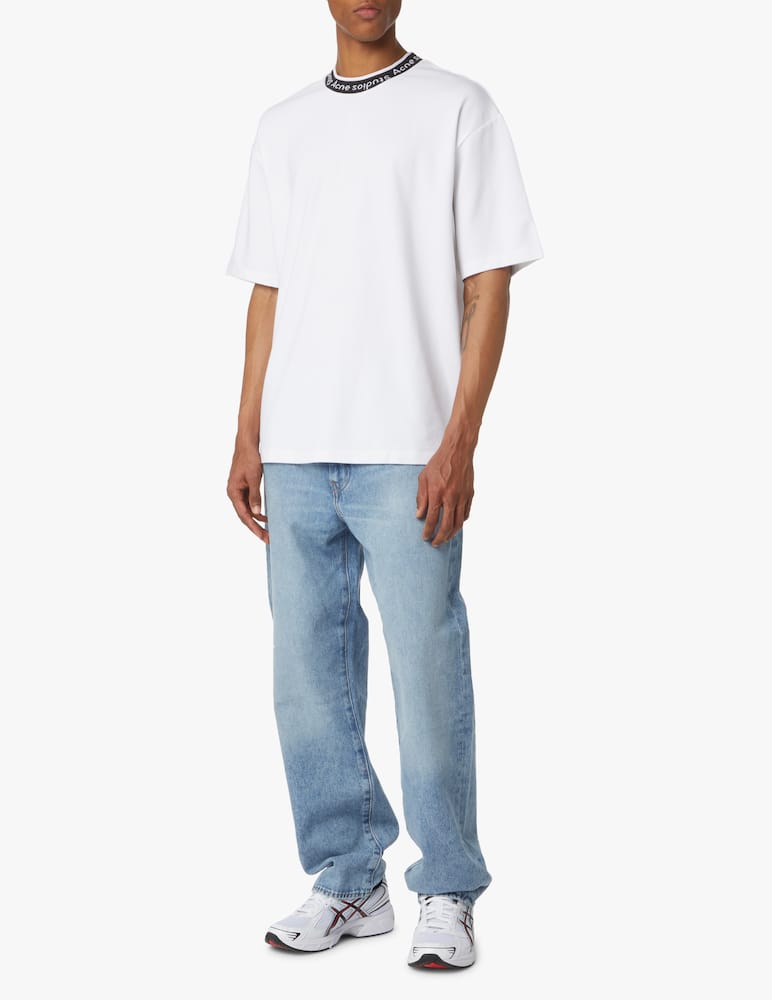 rinascente Acne Studios Logo collar t-shirt 
