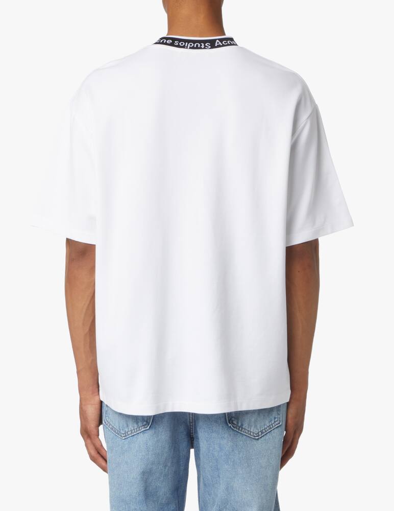 rinascente Acne Studios Logo collar t-shirt 