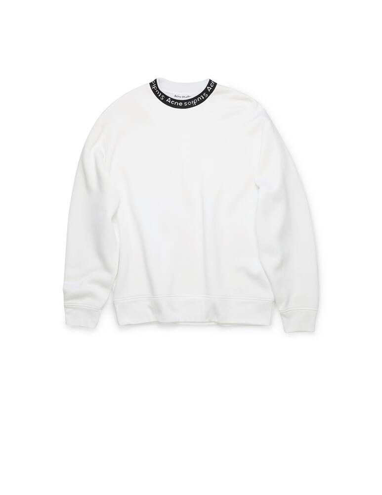 rinascente Acne Studios Neck logo sweatshirt