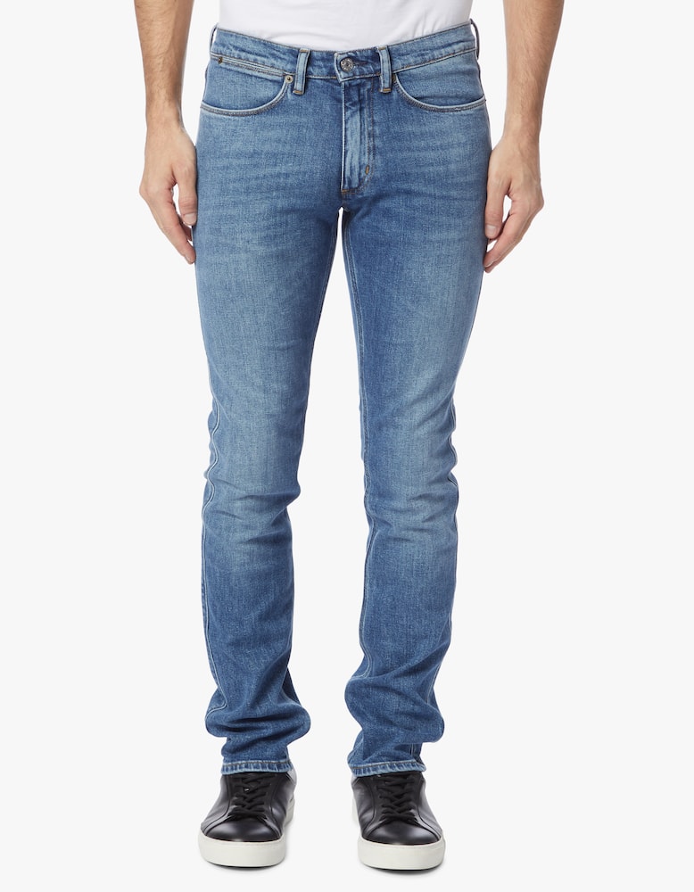 rinascente Acne Studios Max mid blue jeans 